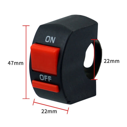 10 PCS Motorcycle Modification Accessories Off-Road Vehicle Double Flash Switch LED Headlight Controller Switch, Double Flash Switch