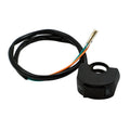 5 PCS Motorcycle Handlebar Tap Switch LED Headlight Break Extinguishing Fire Double Flash Switch, Black Button, Red Button, Blue Button, Yellow Btton, Grey Button