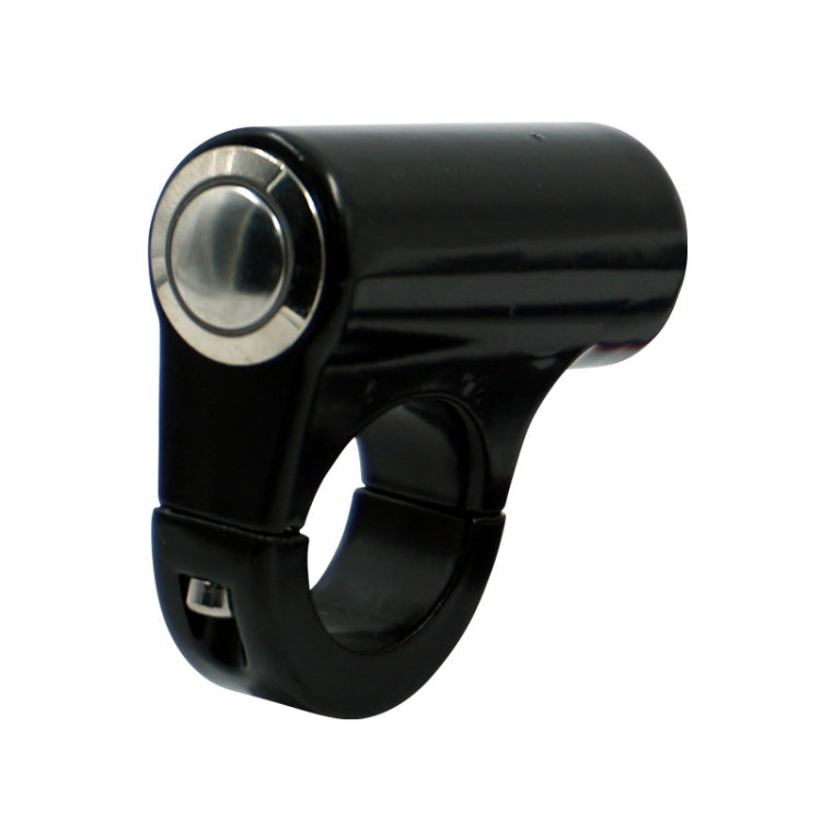 Motorcycle Electric Car Modified Accessories Faucet Handlebar Aluminum Alloy Speaker Large Light Shot Lamp Switch, Self-reset Flat Button 2 Line, Green Light Self-reset Flat Button 5 Line, Blue Light Self-lock Protruding Button 5 Line