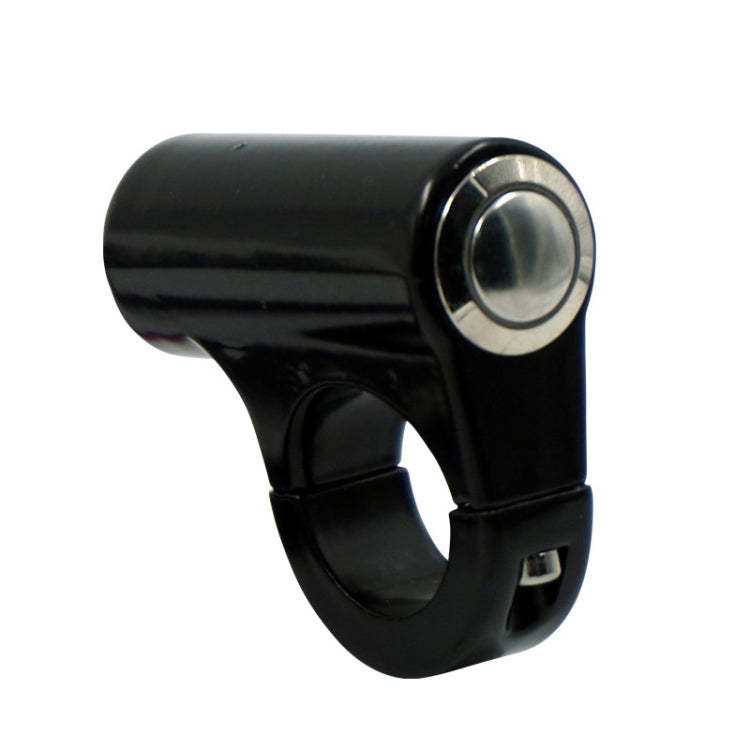 Motorcycle Electric Car Modified Accessories Faucet Handlebar Aluminum Alloy Speaker Large Light Shot Lamp Switch, Self-reset Flat Button 2 Line, Green Light Self-reset Flat Button 5 Line, Blue Light Self-lock Protruding Button 5 Line