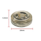 10 PCS Motorcycle Modification Accessories 18mm Clutch Brake Pump Oil Mirror, 18mm