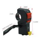 3 PCS Motorcycle Off-Road Vehicle ATV Accessories Hand Holder Headlight Flameout Start Switch, Headlight Flameout Start Switch