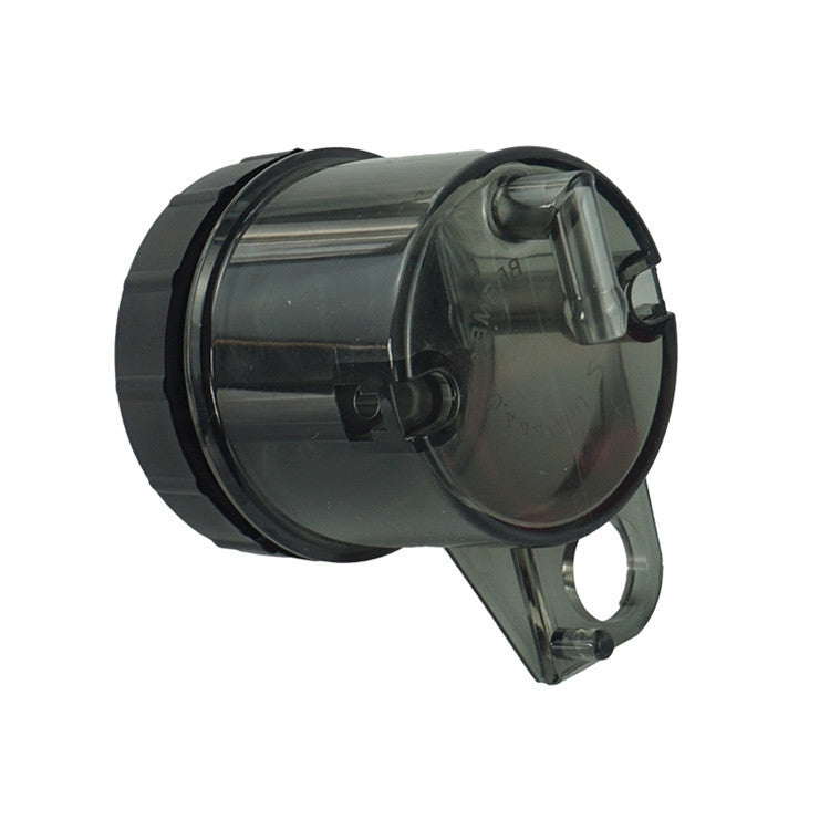 2 PCS Motorcycle Modified Parts Front Brake Oil Liquid Cup Direct Brake Pump Universal Oil Pot, Black, Transparent