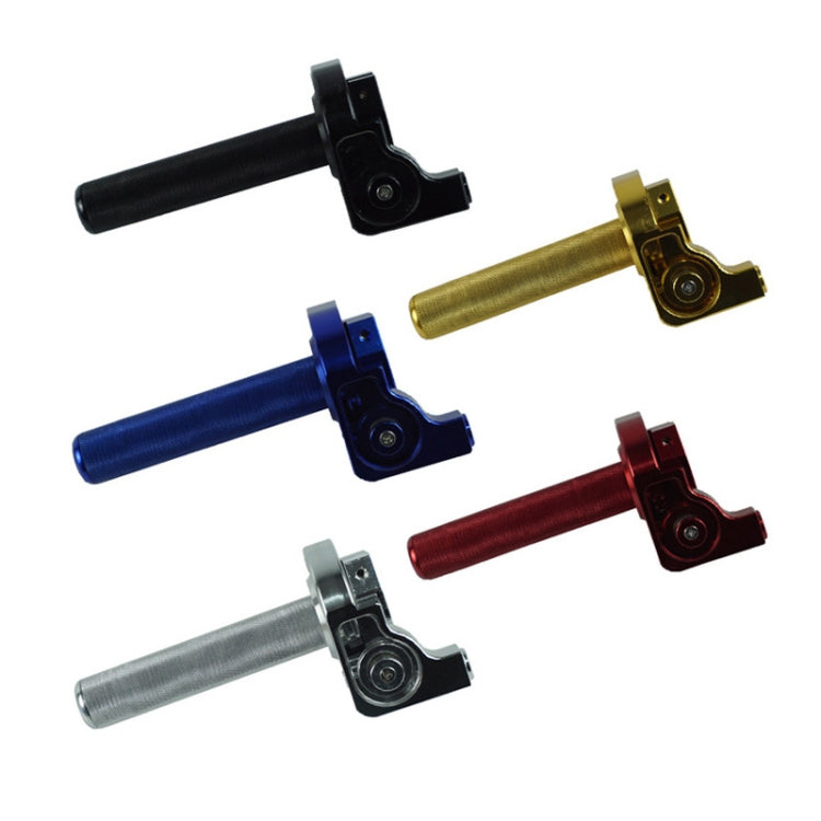 Motorcycle Off-Road Vehicle Modified CNC Handle Throttle Clamp Hand Grip Big Torque Oil Visual Throttle Accelerator, Black, Golden, Silver, Blue, Red