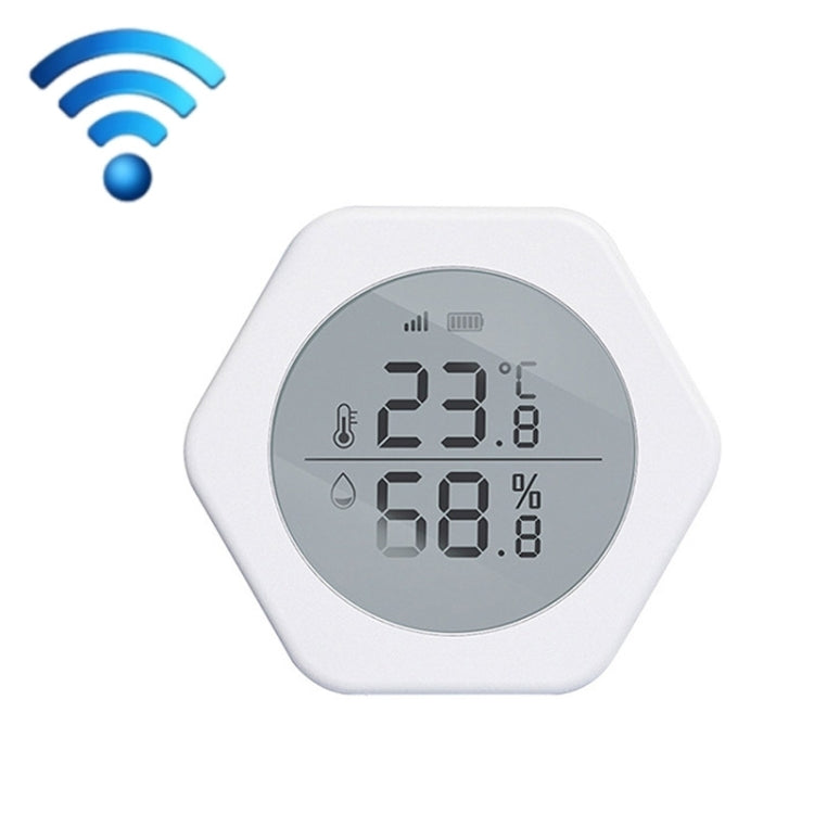 LQ-WS1 Tuya Smart Home Indoor Wireless Control Temperature And Humidity Sensor, LQ-WS1
