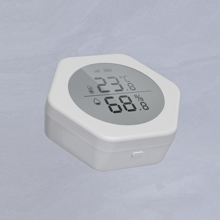 LQ-WS1 Tuya Smart Home Indoor Wireless Control Temperature And Humidity Sensor, LQ-WS1