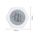 LQ-WS1 Tuya Smart Home Indoor Wireless Control Temperature And Humidity Sensor, LQ-WS1