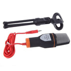 SF-666 Computer Voice Microphone With Adapter Cable Anchor Mobile Phone Video Wired Microphone With Bracketcket, Black