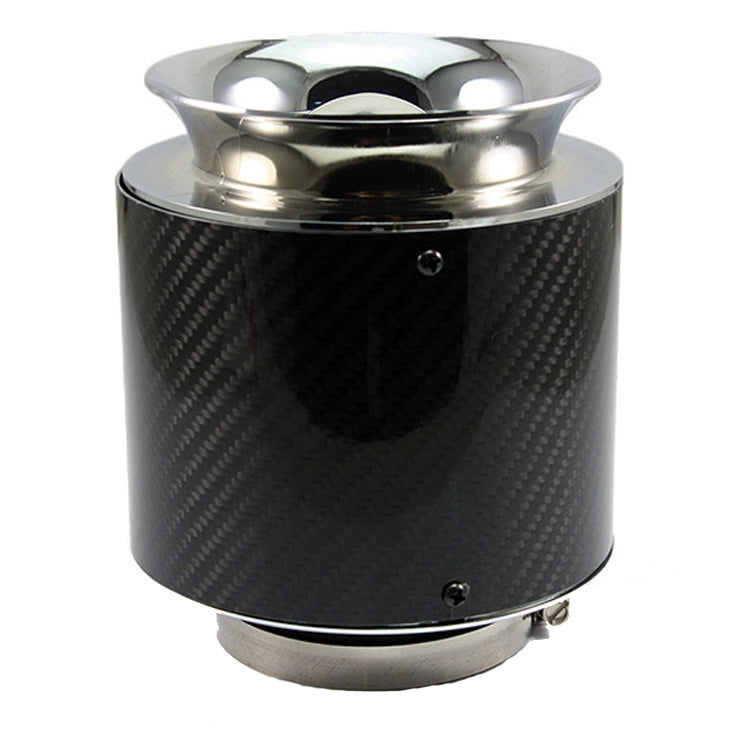 013 Car Universal Modified High Flow Carbon Fiber Mushroom Head Style Air Filter, Specification:, Medium 76mm Inner Diameter, Large 76mm Inner Diameter