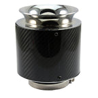 013 Car Universal Modified High Flow Carbon Fiber Mushroom Head Style Air Filter, Specification:, Medium 76mm Inner Diameter, Large 76mm Inner Diameter
