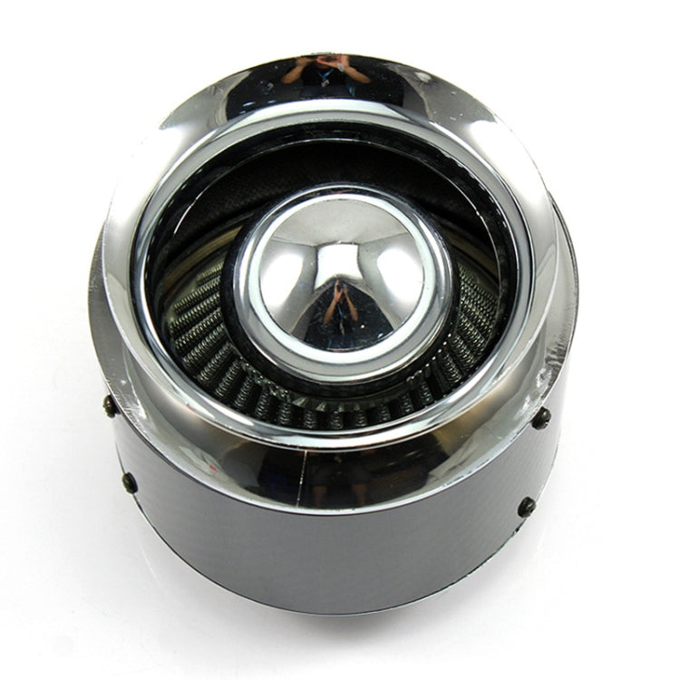 013 Car Universal Modified High Flow Carbon Fiber Mushroom Head Style Air Filter, Specification:, Medium 76mm Inner Diameter, Large 76mm Inner Diameter