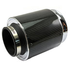 013 Car Universal Modified High Flow Carbon Fiber Mushroom Head Style Air Filter, Specification:, Medium 76mm Inner Diameter, Large 76mm Inner Diameter