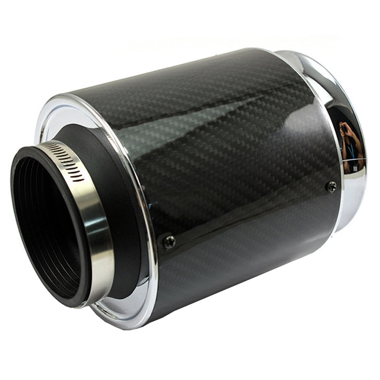 013 Car Universal Modified High Flow Carbon Fiber Mushroom Head Style Air Filter, Specification:, Medium 76mm Inner Diameter, Large 76mm Inner Diameter