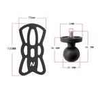 N-STAR N002 Motorcycle Bicycle Mobile Phone Bracket Riding Equipment, Large T Head, Small T Head, Large Tilted Head, Small Tilted Head, Large L Head, Small L Head, Large Long Ball Head, Small Long Ball Head