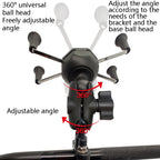 N-STAR N002 Motorcycle Bicycle Mobile Phone Bracket Riding Equipment, Large T Head, Small T Head, Large Tilted Head, Small Tilted Head, Large L Head, Small L Head, Large Long Ball Head, Small Long Ball Head
