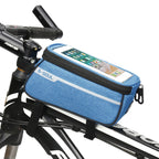 B-Soul YA249 Mountain Bike Front Beam Bag Bicycle Bag Riding Equipment Saddle Bag Upper Pipe Package, YA249 (Red), YA249 (Blue), YA249 (Black), YA249 (Gray)