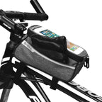 B-Soul YA249 Mountain Bike Front Beam Bag Bicycle Bag Riding Equipment Saddle Bag Upper Pipe Package, YA249 (Red), YA249 (Blue), YA249 (Black), YA249 (Gray)