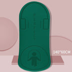 Indoor Skipping Mat Sound Insulation Shock Absorption Thickened Skipping Blanket Non-Slip Yoga Mat, Size: 140 x 60cm, Green, Green+Cushion, Green+Jump Rope, Deep Gray, Deep Gray+Cushion, Deep Gray+Cushion+Jump Rope, Rubber Pink, Rubber Pink+Cushion    ...