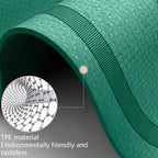 Indoor Skipping Mat Sound Insulation Shock Absorption Thickened Skipping Blanket Non-Slip Yoga Mat, Size: 140 x 60cm, Green, Green+Cushion, Green+Jump Rope, Deep Gray, Deep Gray+Cushion, Deep Gray+Cushion+Jump Rope, Rubber Pink, Rubber Pink+Cushion    ...