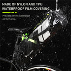 West Biking Bicycle Bag Full Waterproof Reflective Tail Bag Long-Distance Capacity Rear Seat Bag, 10L, 17L