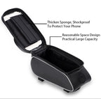 West Biking 1.5l Bicycle Anti-Light  Bag Riding Front Bag Mobile Phone Bag Boarding Bag Waterproof Bag, YP0707205