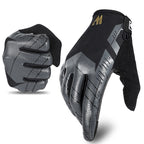WEST BIKING YP0211207 Riding Full Finger Gloves Road Bike Mountain Bike Locomotive Shock Absorber Gloves, M, L, XL