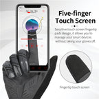 WEST BIKING YP0211207 Riding Full Finger Gloves Road Bike Mountain Bike Locomotive Shock Absorber Gloves, M, L, XL