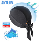 West Biking Summer Ice Silk Pirate Cap Riding Cap Men And Women  Outdoor Windproof Sunscreen Headgear, Windproof Sunscreen Headgear (Triangle Towel Black), Windproof Sunscreen Headgear (Triangle Towel Gray), Windproof Sunscreen Headgear (Tying Rope Bla...