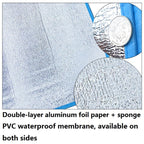 180x150cm Outdoor Double-Sided Aluminum Film Moisture-Proof Picnic Mat Random Colour Delivery, 180x150cm Aluminum Film