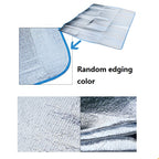 180x150cm Outdoor Double-Sided Aluminum Film Moisture-Proof Picnic Mat Random Colour Delivery, 180x150cm Aluminum Film