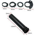 5 Sets Motorcycle Modified Fittings Handlebar Cover Throttle Core Fracture, YQ-001-Black