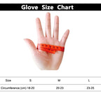 JUNGLE LEOPARD Outdoor Sports Mountaineering Full Finger Gloves Mesh Touch Screen Anti-Skid Gloves, S, M, L