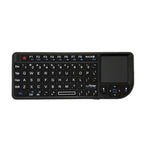 A8 Mini Wireless Mouse And Keyboard With Laser Touchpad Keyboard, English White Backlight, English Colorful Backlight
