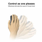 Silicone Wrist Support Mouse Pad Mobile Palm Rest Office Hand Rest Right Hand Version, Black Right Hand