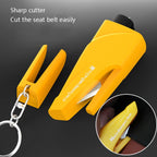 Car Safety Hammer Escapes Trapped Window Broken Device, Black, Yellow, Blue, Green, Red