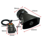12V Motorcycle Off-Road Vehicle Car Loudspeaker Seven-Tone Waterproof Speaker, 7-Tone