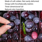 Simulation Fruit Simulation Grapes PVC with Cream Grape Shoot Props, 4 Bunches 36 Black Grapes, 4 Bunches 36 Green Grapes, 4 Bunches 36 Red Grapes, 4 Bunches 36 Grain Agate Grapes, 4 Bunches 36 Purple Grapes, 4 Bunches 60 Black Grapes                  ...