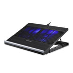 NUOXI T10 Laptop Radiator Multi-File Adjustment Aluminum Alloy Bracket, Black, Silver