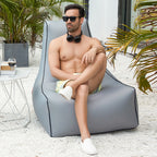 BB1082 Inflatable Sofa Inflatable Bed Outdoor Folding Portable Air Sofa Size:, 70 x 65 x 60cm, 85 x 80 x 75cm, 100 x 90 x 80cm