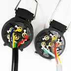 VC1014 13P Transfer Double 7P Trailer Connector Cable Car Plug Socket Conversion Plug EU Plug, VC1014