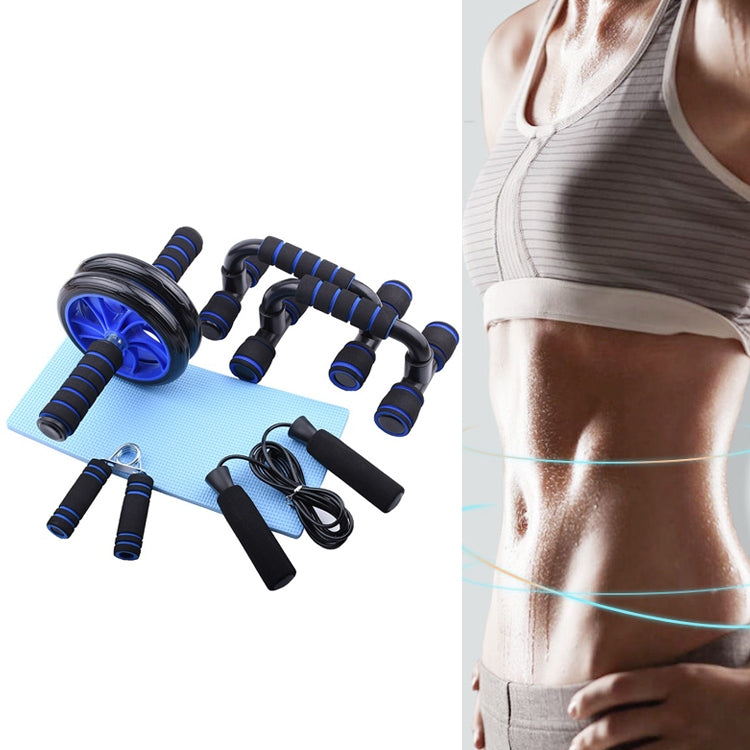 5 In1 Family Fitness Exercise Abdominal Wheel Set, 5 In 1