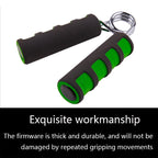 2 PCS Home Fitness Finger Exercise Spring Type A Grip With Foam Handle, 2 PCS Black Green
