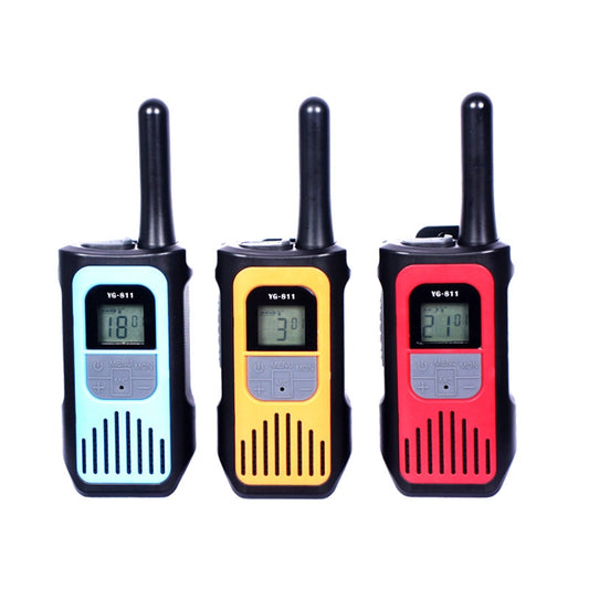 1 Pair YG-811 0.5W Children Handheld Wireless Walkie-Talkie Random Colour Delivery, Random Colour Delivery