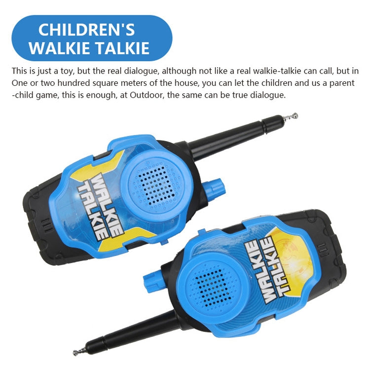 1 Pair Intelligent Wireless Call Walkie-Talkie Remote Dialogue Interactive Children Toys, 1 Pair Blue, 1 Pair Yellow