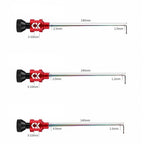CX Decoupling Device Stainless Steel Needle Crucian Fish Platform Fishing Guard, 2.5mm Red, 3.0mm Red, 4.0mm Red, 2.5mm Gray, 3.0mm Gray, 4.0mm Gray, 2.5mm Black, 3.0mm Black, 4.0mm Black