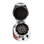 VS1131E 13P 12V Aluminum Alloy Trailer Plug Socket EU Plug, VS1131E