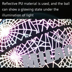 MILACHIC Number 7 Rainbow Reflective Cool Basketball, Stripe 6734, Spider Pattern 6735, Gray 6736
