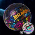 MILACHIC Number 7 Sports Cool Night Light Reflective Basketball, Fragment 6732, Purse 6733