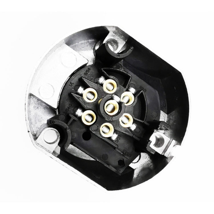 2 PCS VS171EW 7P 12V Aluminum Alloy Trailer Plug Socket EU Plug, VS171EW