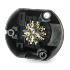2 PCS VS1130E 13P 12V RV Traveler Trailer Nylon Waterproof Plug Socket EU Plug, VS1130E